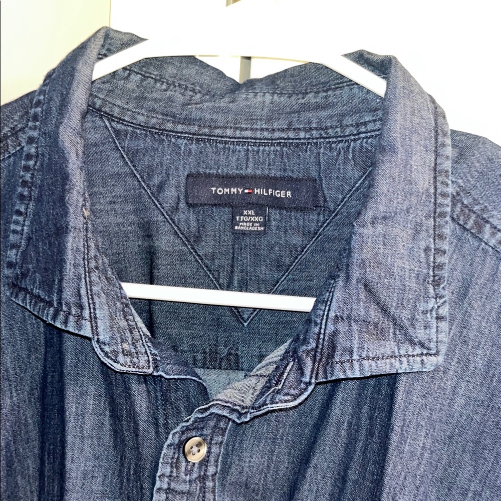 Tommy Hilfiger Blue Denim Shirt